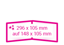 Falzkarte A6 quer